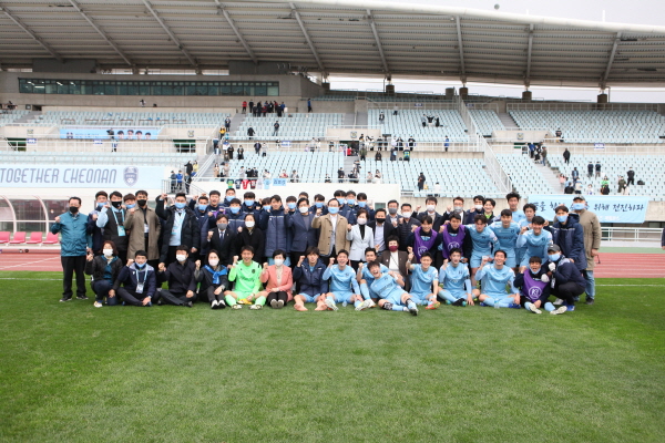 홈개막전 승리 모습