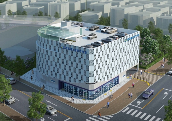 온천동 복합공영주차타워 조감도(온천동 2829)