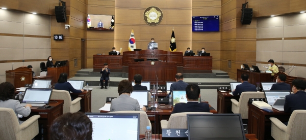 천안시의회 본회의장