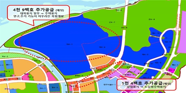 4-2 BRT, 대학 용지