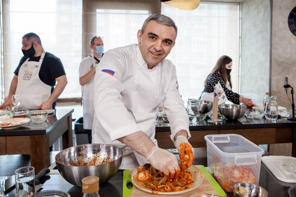 러시아 김치 마스터클래스 주요 장면 사진