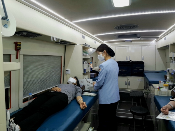 혈액수급난 극복을 위한 헌혈캠페인 실시