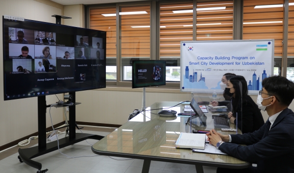 우즈베키스탄 정책 및 기술 실무자 대상으로 ‘물 및 자원순환 스마트도시 역량강화’ 비대면 온라인 국제교육 진행