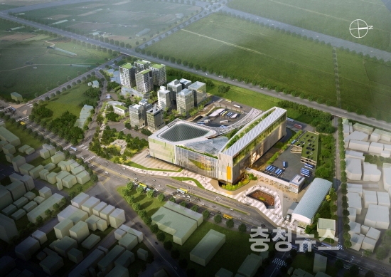 기존의 유성&nbsp;광역복합환승센터&nbsp;조감도