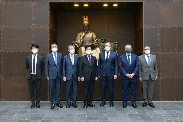 주한프랑스대사 접견 모습