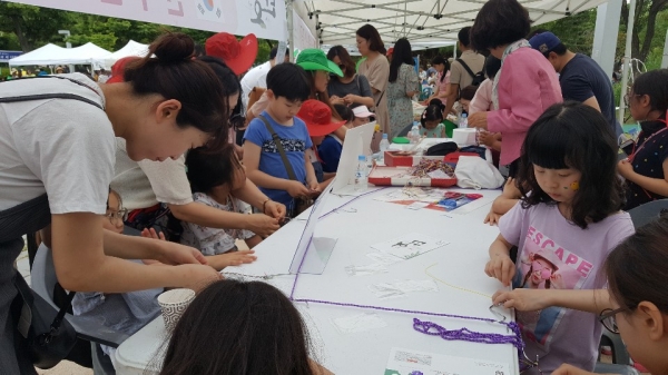 2019년도대전무형문화재전수회관 전통문화마당 운영사진(체험)