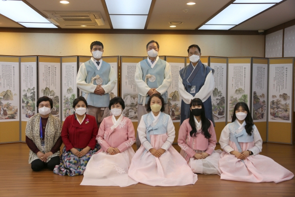 월드옥타(세계한인무역협회) 회원 한국효문화진흥원 방문 (효체험 모습)