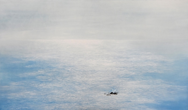 마주하다 202109. 170×100cm. 장지에 채색. 2021.