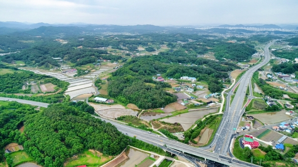 공주 송선동현 신도시 개발사업 - 드론 사진
