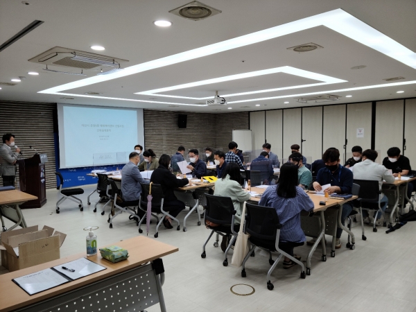 온양5동 행정복지센터 건립사업 착수회의 사진