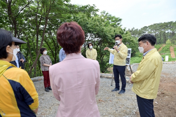 주요사업장 현장방문(신관근린공원 조성)