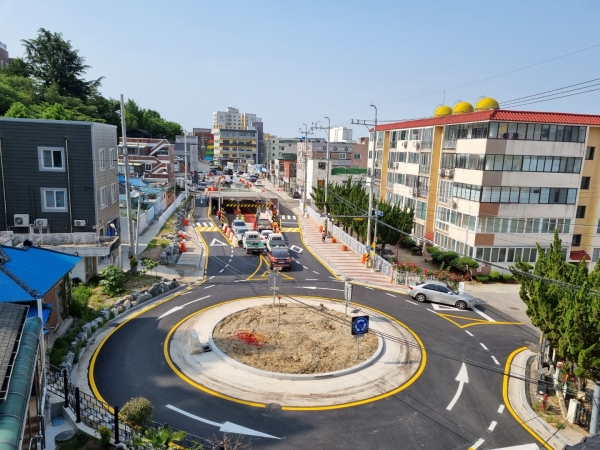 "광주광역시 소촌 건널목 지하차도" 전경