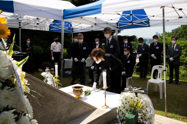 故 권영주 중위 41주기 추모식 거행