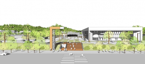 스포츠 콤플렉스 설계 공모작