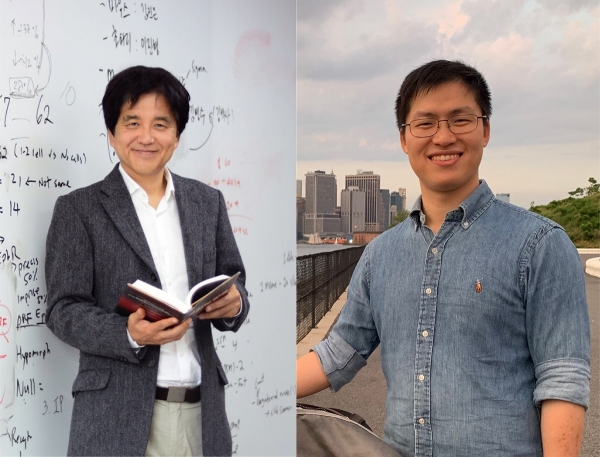 (왼쪽부터) KAIST 생명과학과 서성배 교수, 뉴욕대학교 오양균 박사(KAIST 생명과학과 박사 졸업생)