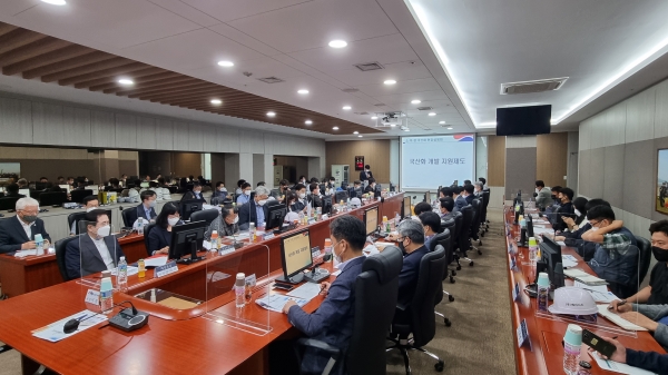 태안 IGCC 현장설명회 모습