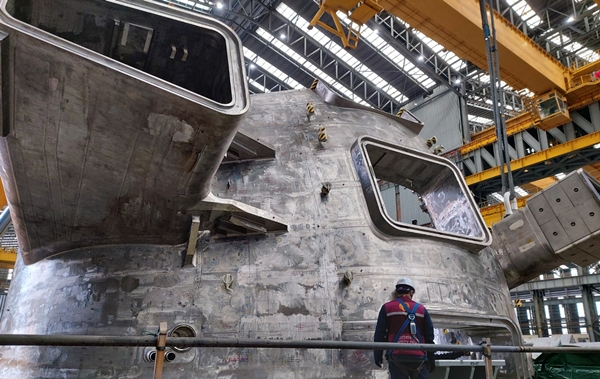 국제핵융합실험로 진공용기 두 번째 섹터