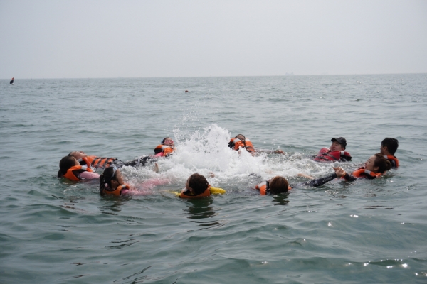 여름철 수상안전교육 촬영