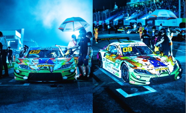 2라운드 결승 전 그리드워크 김종겸 선수 차량_출처 피치스(Peaches