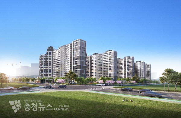 홍성 내포신도시 모아미래도 메가시티 1차 투시도