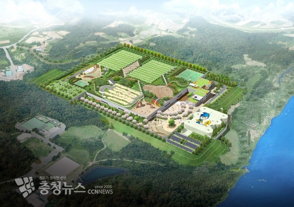 대전하수처리장 금고동 이전 조감도 (예정)