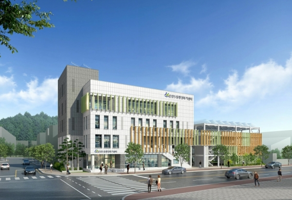 온양5동 행정복지센터 조감도