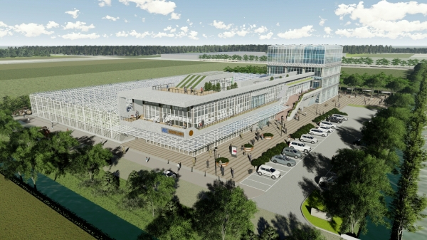 스마트팜 콤플렉스 지원센터 구상도