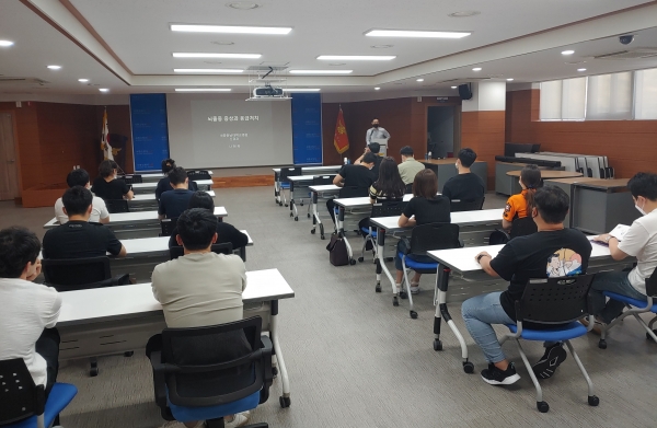 뇌졸중 특별교육 실시 모습