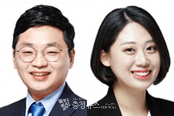(왼쪽부터) 대전 서구의회 김신웅, 서다운 의원