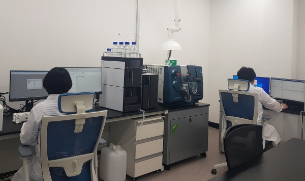 청양군 농산물 안전성 분석센터 업무 시작 모습