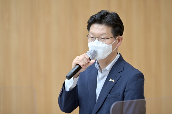 지난 19일 하반기 정안면 마을발전 토론회 개최 모습