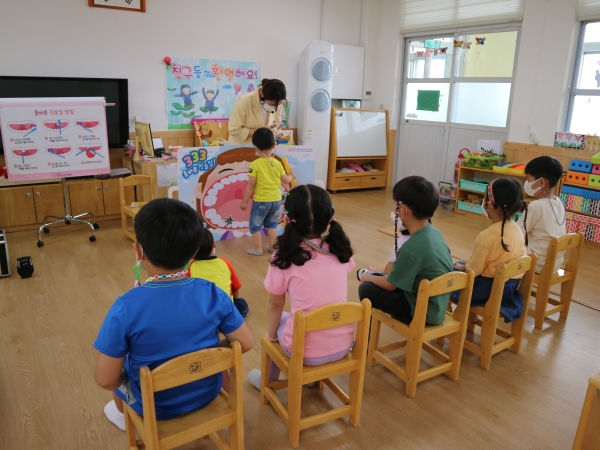 당진시급식지원센터 어린이교육 진행 사진