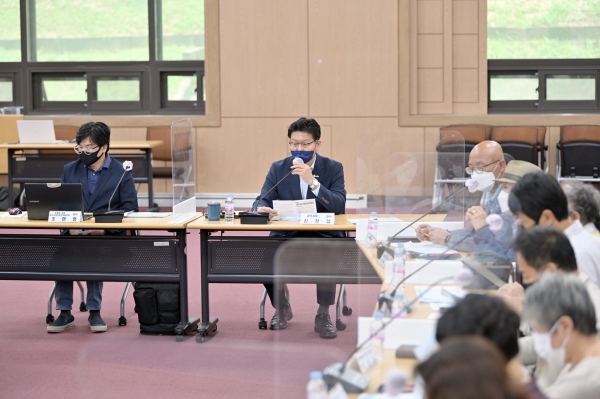 공주시립미술관 건립 지역민 의견수렴 간담회 모습