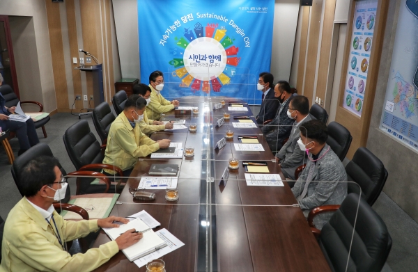 당진시 지역건설인 대표와 간담회 개최