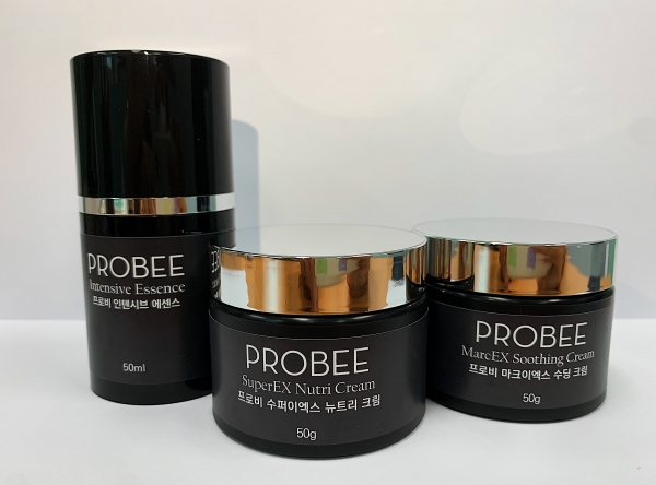 개발된 원료로 만든 3종 프로폴리스 기초 화장품 시제품