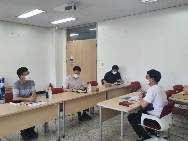 지난 7월부터 2달간 ‘2021학년도 하계방학 학과(전공)별 취업간담회’ 실시