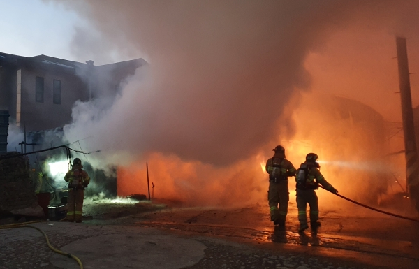 화재사고 현장(사진=충남소방본부)