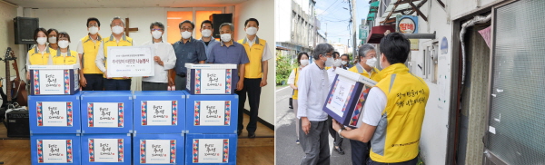 벧엘의 집에서 추석맞이 기부나눔 전달식 진행