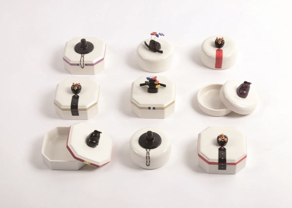 이혜용 작가의 ‘전통모자 합’(도자분야)