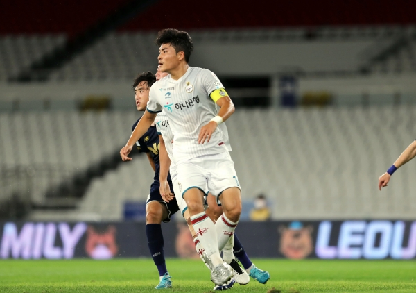 지난 19일, 서울vs대전 2대1패(잠실종합) 박진섭 선수