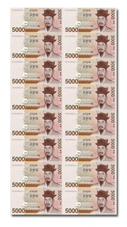 오천원권 16매형 이미지