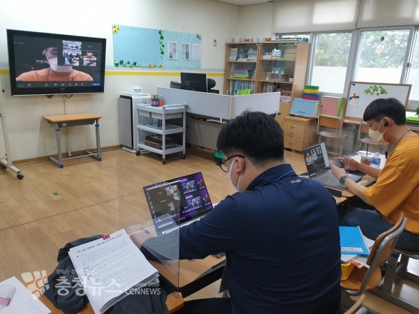 충남 장애학색 e페스티벌 e스포츠 부분 참가 학생들