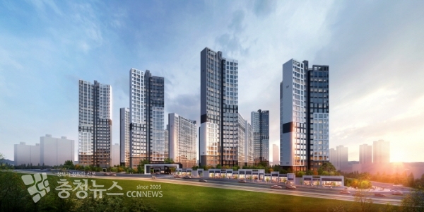 중흥건설 내포신도시 투시도