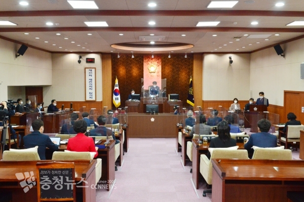 제천시의회 305회 1차 본회의