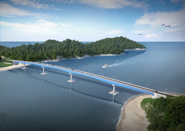 난지대교 조감도