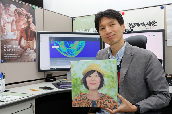 한국원자력연구원 문성인 연구원이 문인화·유화 개인전 ‘45·삶은 여행’을 연다.