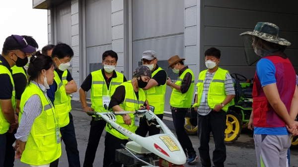 농업기계 보행관리기 실습