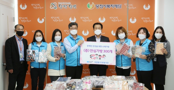 안심가방 나눔활동 모습