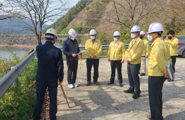 지난 26일 청양군 대치면 칠갑저수지에서 합동으로 국가안전대진단 실시 모습