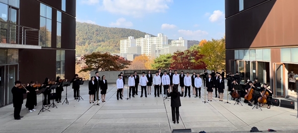 대전대 힐링 정오의 음악회 모습